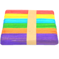 Wholesale Promotional 114*10*2mm craft Flat Ice Cream Sticks Wood Popsicle Stick for diy